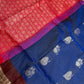Gap Border Mangalgiri Semi Blue Sillk Saree - 