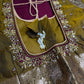 Gap Border Mangalgiri Semi Maroon Green Sillk Saree - 