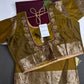 Gap Border Mangalgiri Semi Maroon Green Sillk Saree - 