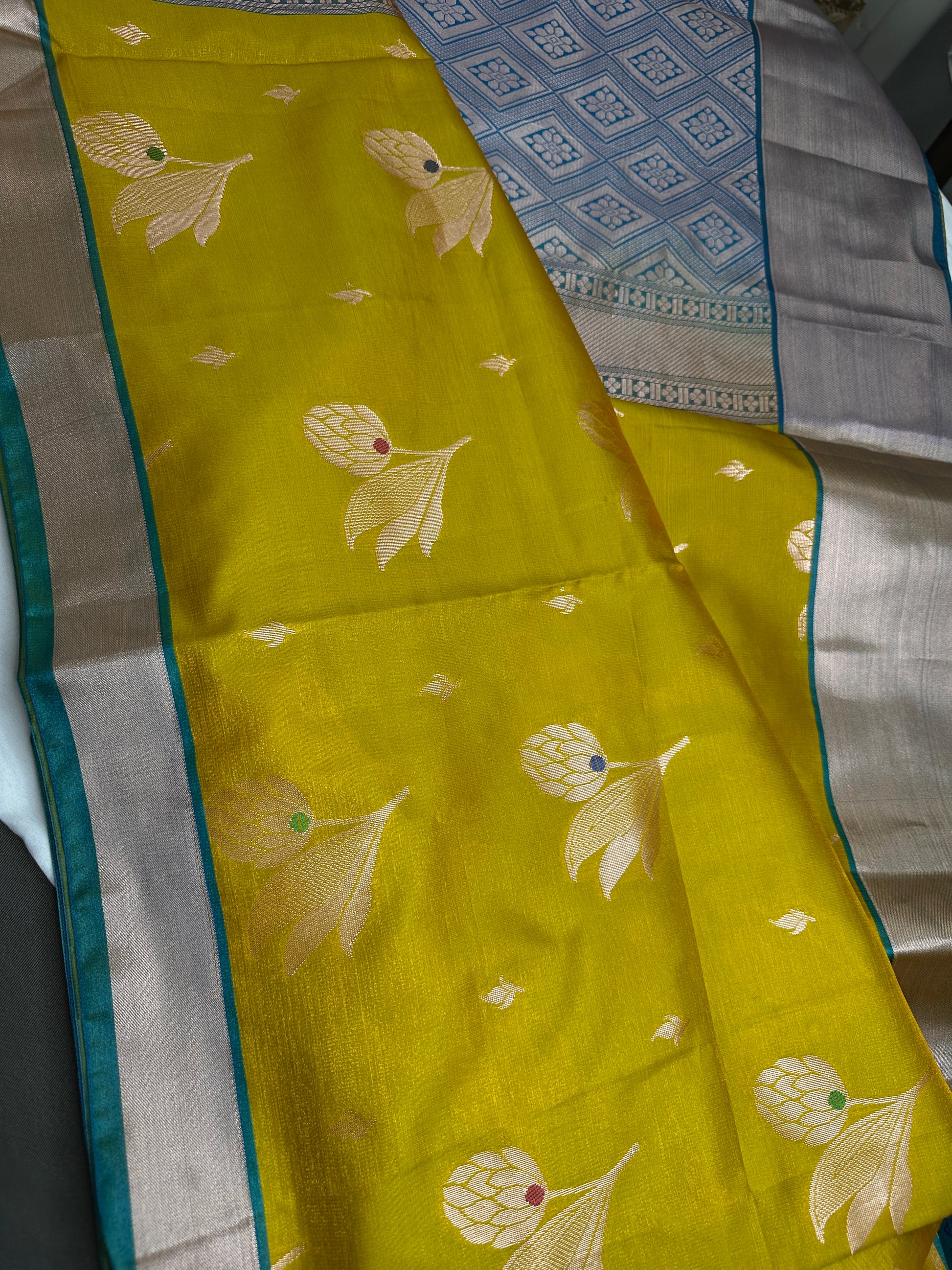 Semi Kanchi Pattu Green Silk Saree - 