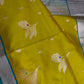 Semi Kanchi Pattu Green Silk Saree - 