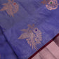 Semi Kanchi Pattu Purple Lavender Silk Saree - 