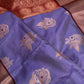 Semi Kanchi Pattu Purple Lavender Silk Saree - 