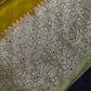 Green Raw Mango Light Weight Silk Saree - 