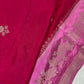 Pink Raw Mango Light Weight Silk Saree - 