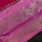 Pink Raw Mango Light Weight Silk Saree - 