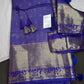 Semi Kanchi Palki Bharat Blue Checks Saree - 