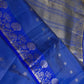 Semi Tussar Silk Blue Saree - 