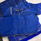 Semi Tussar Silk Blue Saree - 