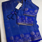 Semi Tussar Silk Blue Saree - 