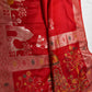Soft Silk Semi Banarsi Red Saree - 