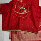 Soft Silk Semi Banarsi Red Saree - 