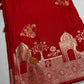 Soft Silk Semi Banarsi Red Saree - 