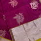Semi Kanchi Pattu Pink Yellow Silk Saree - 