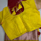 Semi Kanchi Pattu Red Yellow Silk Saree - 
