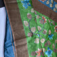 Pure Tussar Floral Printed Light Weight Saree - 