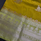 Green Raw Mango Light Weight Silk Saree - 