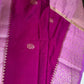 Magenta Pink Raw Mango Light Weight Silk Saree - 
