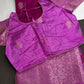 Magenta Pink Raw Mango Light Weight Silk Saree - 