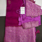 Magenta Pink Raw Mango Light Weight Silk Saree - 