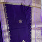 Purple Raw Mango Light Weight Silk Saree - 