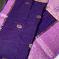 Purple Raw Mango Light Weight Silk Saree - 