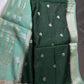Green Raw Mango Light Weight Silk Saree - 