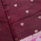 Plum Raw Mango Light Weight Silk Saree - 