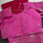 Pink Raw Mango Light Weight Silk Saree - 