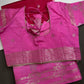 Pink Raw Mango Light Weight Silk Saree - 