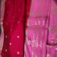 Pink Raw Mango Light Weight Silk Saree - 