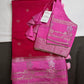 Pink Raw Mango Light Weight Silk Saree - 