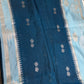 Blue Raw Mango Light Weight Silk Saree - 