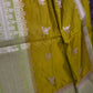 Green Raw Mango Light Weight Silk Saree - 