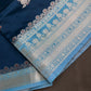 Blue Raw Mango Light Weight Silk Saree - 