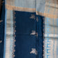 Blue Raw Mango Light Weight Silk Saree - 