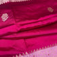 Pink Raw Mango Light Weight Silk Saree - 