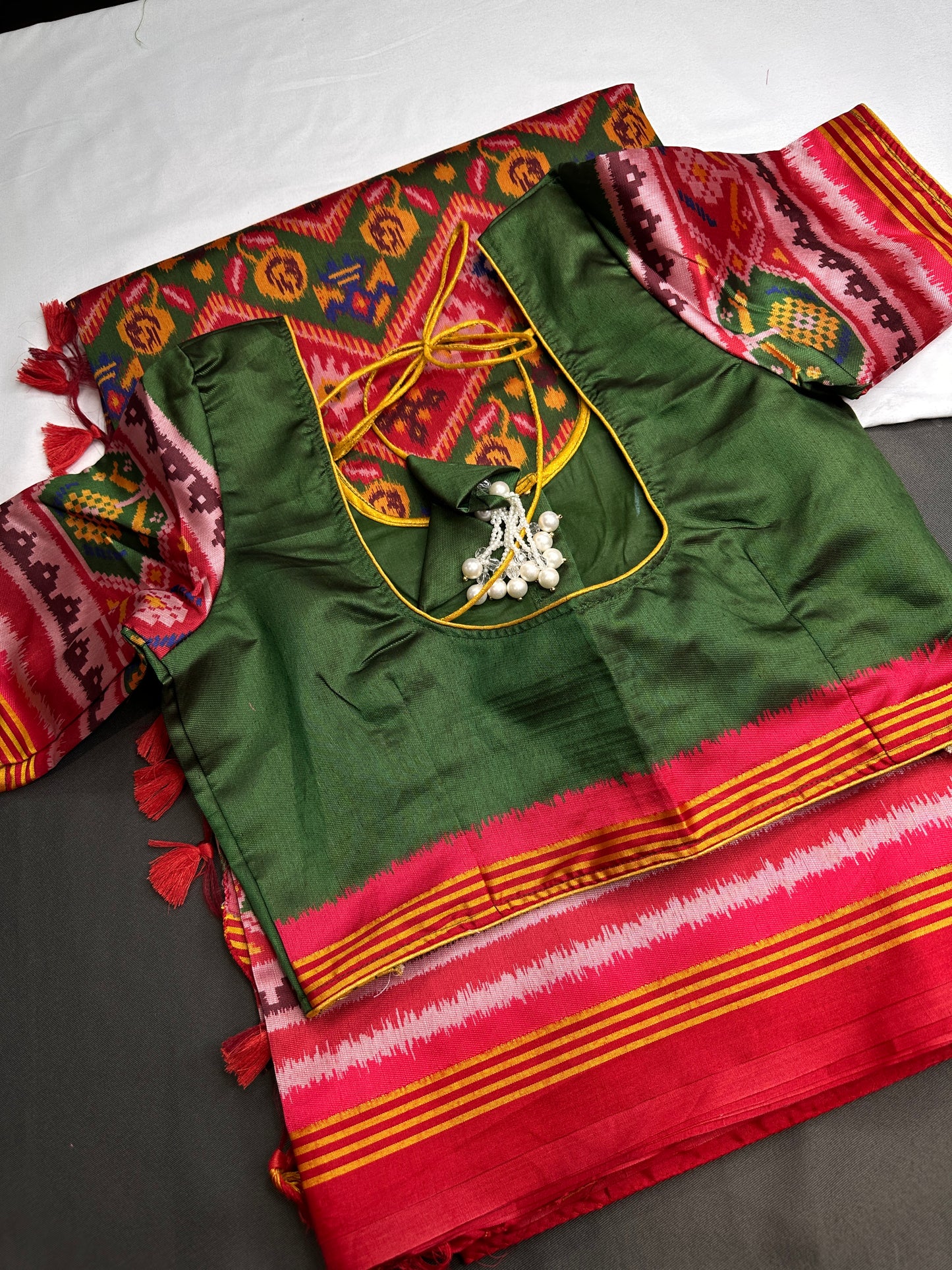 Patola Modal Silk Saree - 
