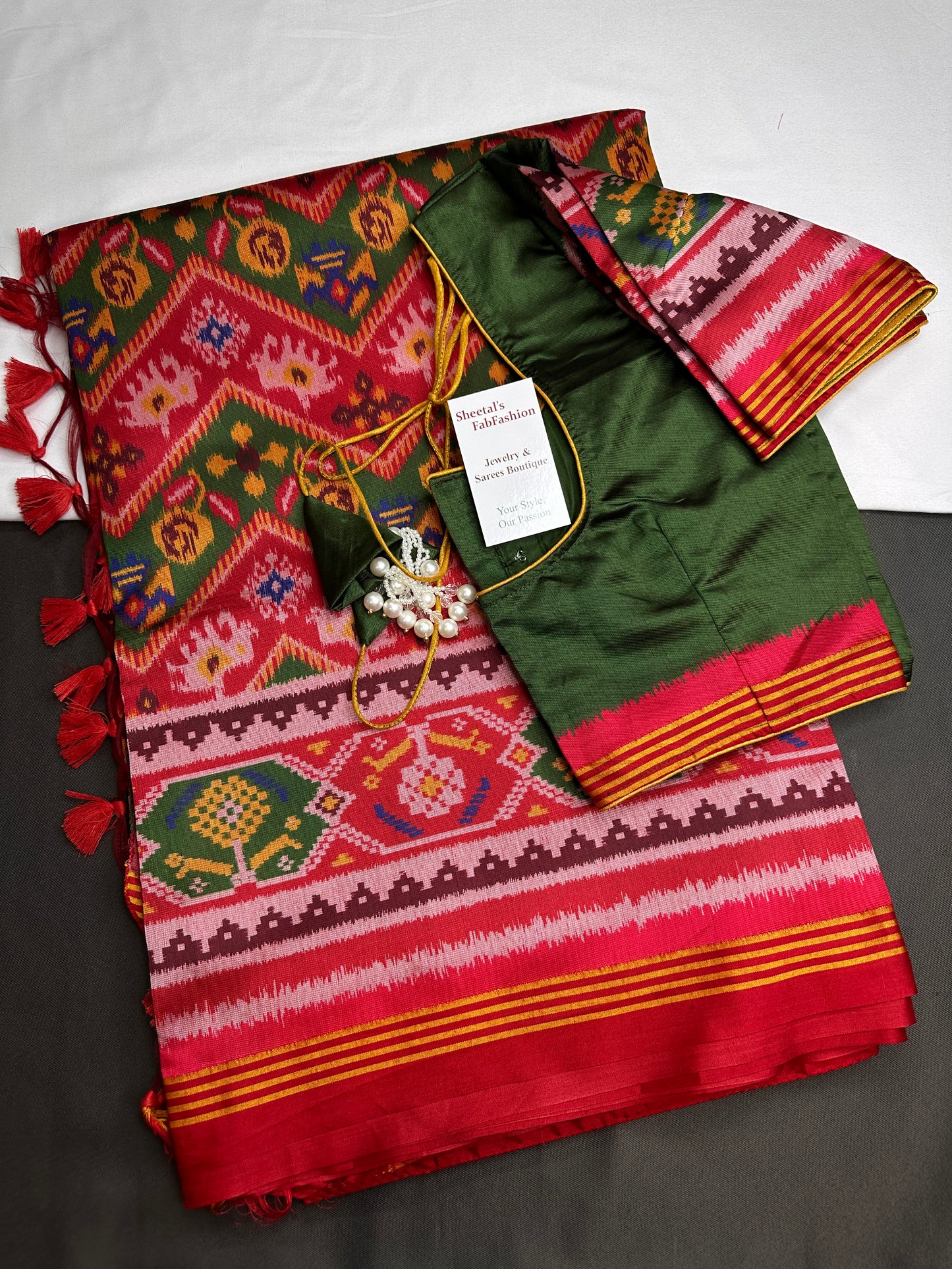 Patola Modal Silk Saree - 