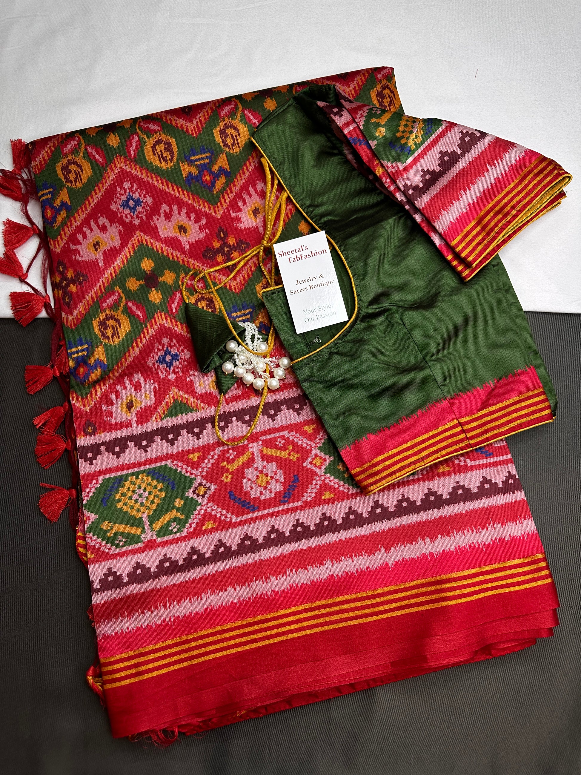 Patola Modal Silk Saree - 