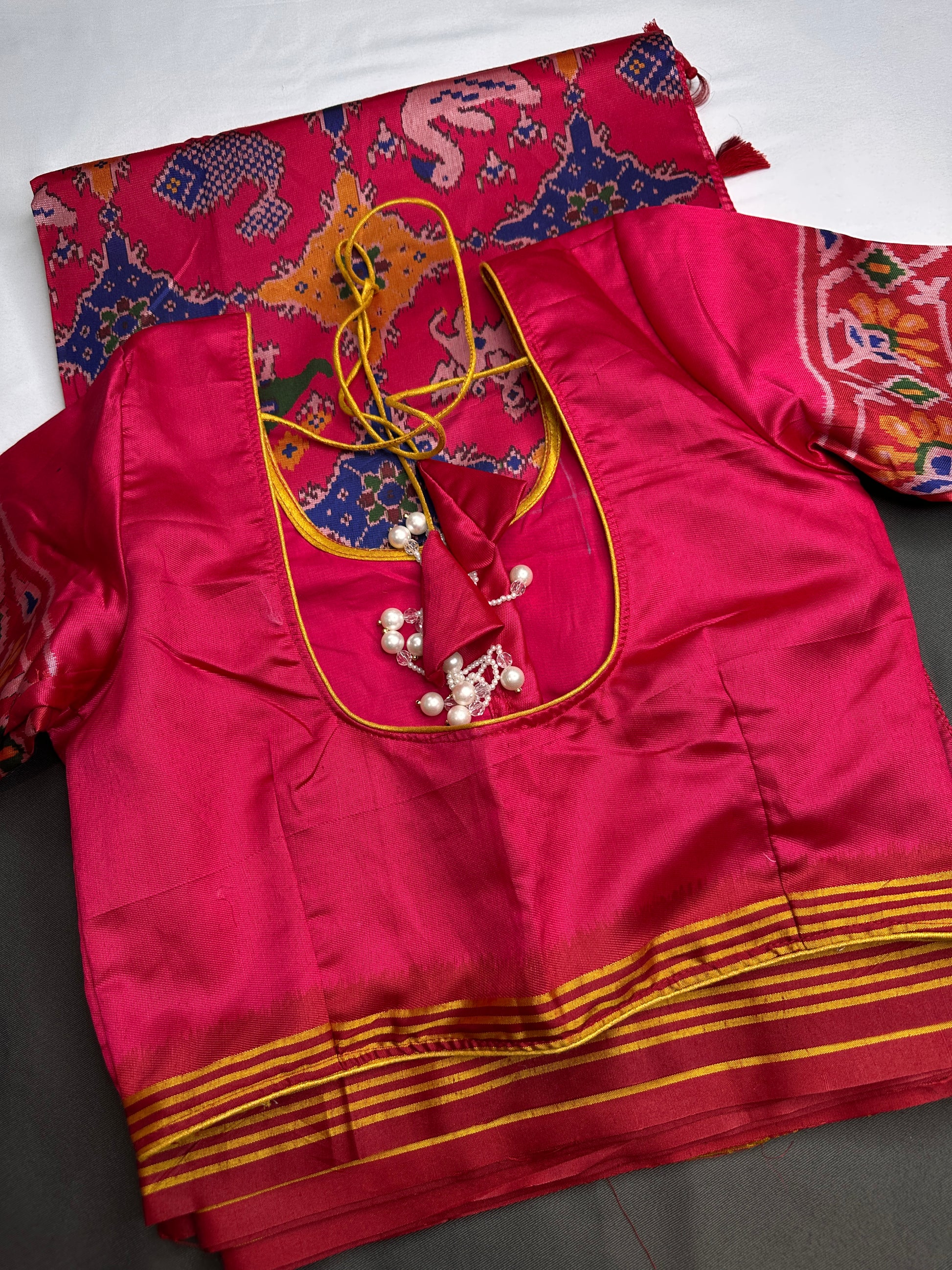 Patola Modal Silk Saree - 