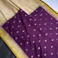 Purple Mustard Soft Silk Saree - 