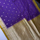 Purple Green Soft Silk Saree - 