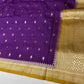 Purple Green Soft Silk Saree - 