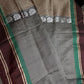 Kanchi Check Grey Soft Silk Saree - 