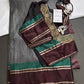 Kanchi Check Grey Soft Silk Saree - 