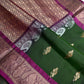 Kanchi Pattu Green Magenta Pure Silk Saree - 