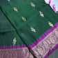 Kanchi Pattu Green Magenta Pure Silk Saree - 