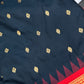 Semi Gadwal Black Red Pattu Silk Saree - 