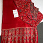 Dola Silk Ajarakh Red Saree - 